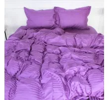 Підковдра MirSon Satin Stripe 30-0009 Purple 143х210 см (2200005250846)