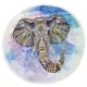 Полотенце MirSon пляжное №5080 Summer Time Elephant 150x150 см (2200003947892)