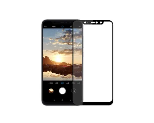 Скло захисне PowerPlant Full screen Xiaomi Redmi Note 6 Pro, Black (GL605965)