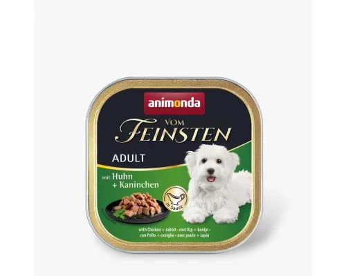 Консервы для собак Animonda Vom Feinsten Adult with Chicken + rabbit 150 г (4017721823098)