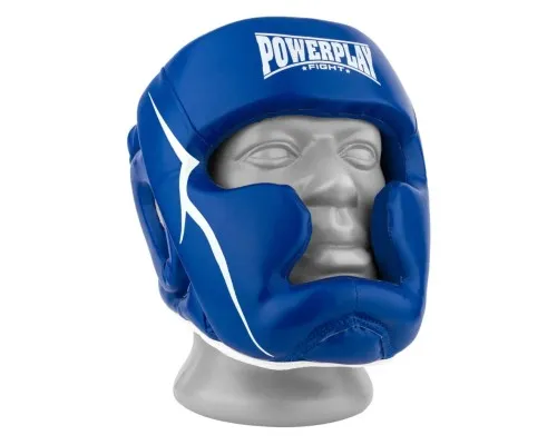 Боксерський шолом PowerPlay 3100 PU Синій M (PP_3100_M_Blue)