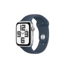 Смарт-часы Apple Watch SE 2023 GPS 40mm Silver Aluminium Case with Storm Blue Sport Band - M/L (MRE23QP/A)