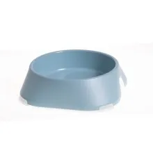 Посуда для собак Fiboo Миска с антискользящими накладками M голубая (FIB0105)