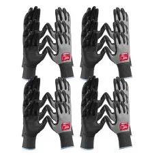 Захисні рукавички Milwaukee захисні Hi-Dex 2/B, 9/L, 12 пар (4932480508)