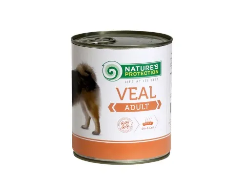 Консервы для собак Natures Protection Adult Veal 800 г (KIK24633)