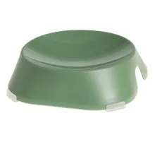 Посуд для котів Fiboo Flat Bowl миска без антиковзких накладок зелена (FIB0127)