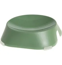 Посуд для котів Fiboo Flat Bowl миска без антиковзких накладок зелена (FIB0127)
