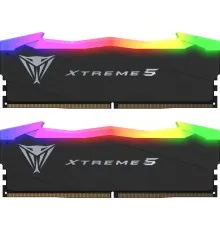 Модуль пам'яті для комп'ютера DDR5 32GB (2x16GB) 7600 MHz Viper Xtreme 5 RGB Patriot (PVXR532G76C36K)