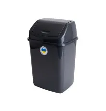Контейнер для сміття Алеана Граніт 10 л (алн 122063/граніт)
