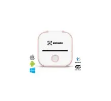 Принтер чеків UKRMARK P02PK Bluetooth, біло-рожевий (900888)