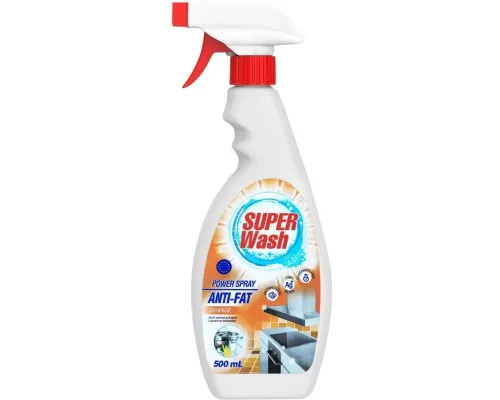 Спрей для чищення кухні Super Wash Анти-жир з ароматом апельсина 500 мл (4820096034231)