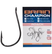 Крючок Brain fishing Champion Roach 12 (10 шт/уп) (1858.54.68)