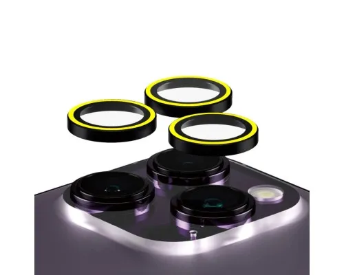 Скло захисне Armorstandart for Camera AR iPhone 15 Pro / 15 Pro Max Yellow (ARM76124)
