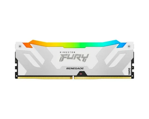 Модуль памяти для компьютера DDR5 16GB 7600 MHz Renegade RGB White XMP Kingston Fury (ex.HyperX) (KF576C38RWA-16)