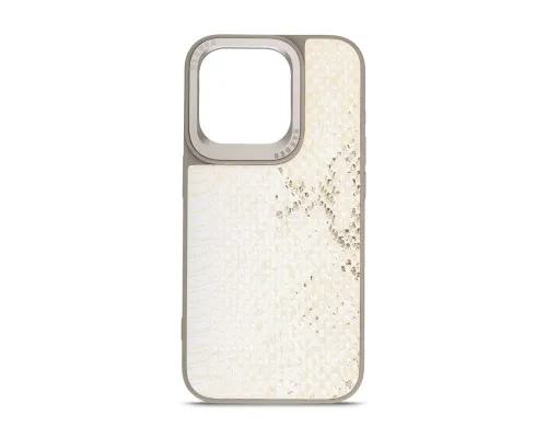 Чехол для мобильного телефона Harder Snake Pattern Apple iPhone 14 Pro White Cream (ARM76807)