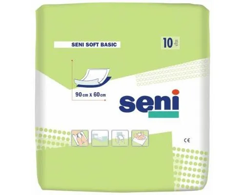 Пеленки для младенцев Seni Soft Basic 90х60 см 10 шт (5900516692469)