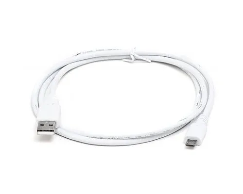 Дата кабель USB 2.0 AM to Micro 5P 1.0m Pro white REAL-EL (EL123500024)