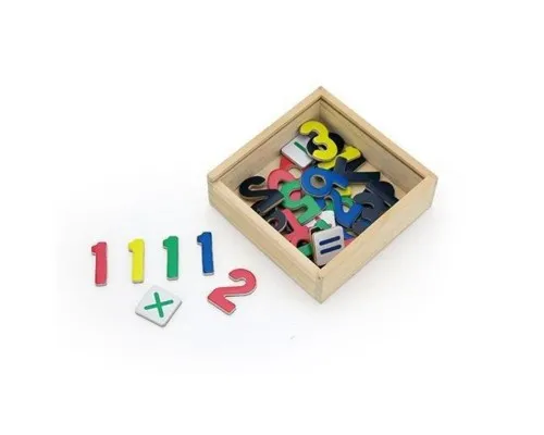 Развивающая игрушка Viga Toys Набор магнитов Цифры 37 шт (50325)