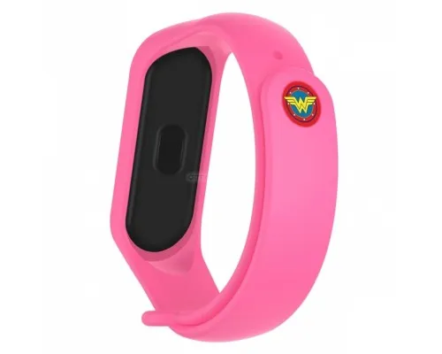 Ремешок для фитнес браслета Armorstandart Superhero Edition for Xiaomi Mi Band 4/3 Wonder Woman Pink (ARM55067)