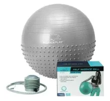Мяч для фитнеса PowerPlay 4003 65см Light Grey (PP_4003_65cm_Light-grey)