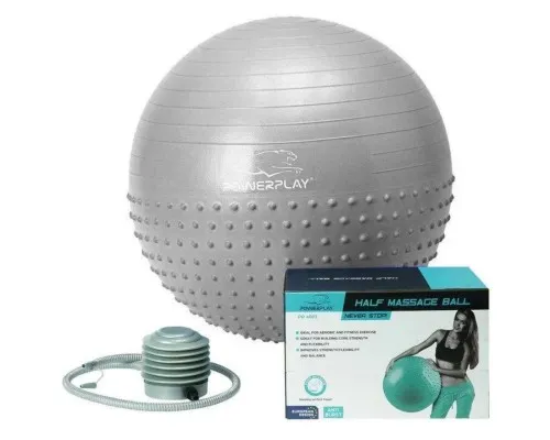 Мяч для фітнесу PowerPlay 4003 65см Light Grey (PP_4003_65cm_Light-grey)