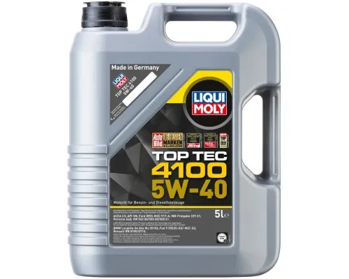 Моторное масло Liqui Moly Top Tec 4100 5W-40 5л (9511)