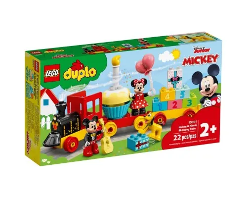 Конструктор LEGO DUPLO Святковий потяг Мікі та Мінні (10941)