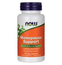 Травы Now Foods Менопауза, Травяной Комплекс, Menopause Support, 90 капсул (NOW-03325)