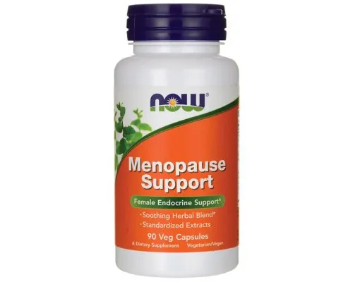 Трави Now Foods Менопауза, Травяний Комплекс, Menopause Support, 90 капсул (NOW-03325)