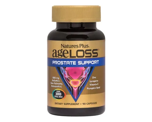 Вітамінно-мінеральний комплекс Natures Plus Комплекс для Підтримки Здоровя простати, AgeLoss Prostate S (NTP8007)