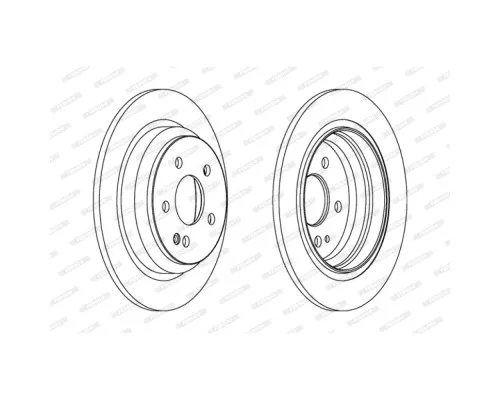 Тормозной диск FERODO DDF1234
