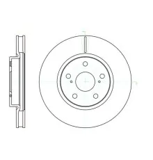 Гальмівний диск REMSA 61076.10