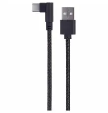 Дата кабель USB 2.0 AM to Type-C 0.2m corner Cablexpert (CC-USB2-AMCML-0.2M)