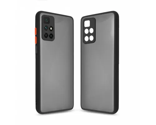 Чехол для мобильного телефона MakeFuture Xiaomi Redmi 10 Frame (Matte PC+TPU) Black (MCMF-XR10BK)