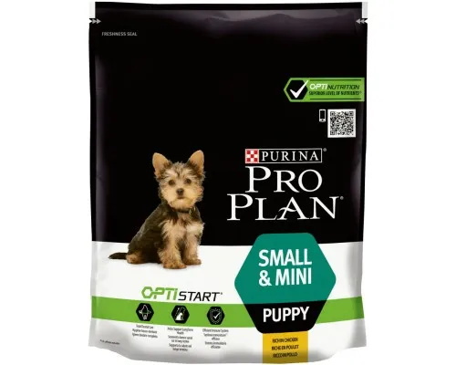 Сухий корм для собак Purina Pro Plan Dog Small&Mini Puppy з куркою і рисом 700 г (7613035118744)