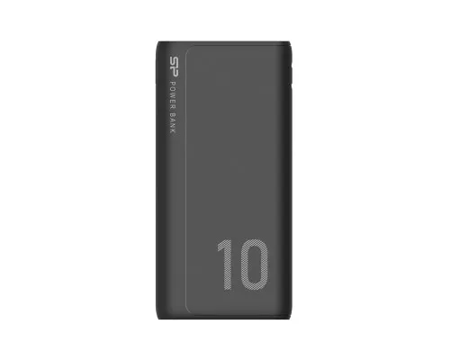 Батарея универсальная Silicon Power GP15 10000mAh, USB-A*2(5V/max.2.1A) (SP10KMAPBKGP150K)