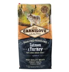 Сухой корм для собак Carnilove Adult Large Breed Salmon and Turkey 12 кг (8595602508945)