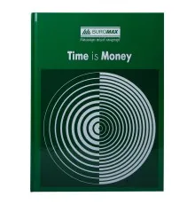 Канцелярская книга Buromax А4 TIME IS MONEY, 96 листов, клетка, зеленая (BM.2400-104)