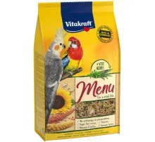 Корм для птиц Vitakraft Menu для нимф и крупных попугаев 1 кг (4008239210036)