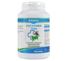 Вітаміни для котів Canina Cat-Vitamin Tabs 125 г/250 шт (4027565210329)