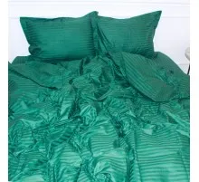 Підковдра MirSon Satin Stripe 30-0017 Green 175х210 см (2200005254233)