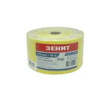 Наждачний папір Зеніт 115 мм х 30 м з. 40 (43315040)