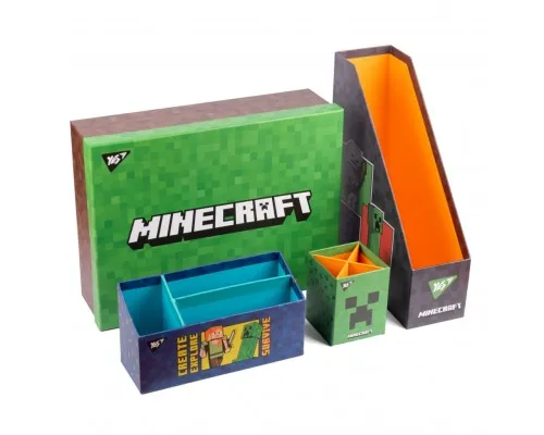 Настільний набір Yes Minecraft картонний, 4 предмети (450108)