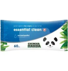 Влажные салфетки Сніжна Панда Essential Clean Витамины 60 шт. (4820183970527)
