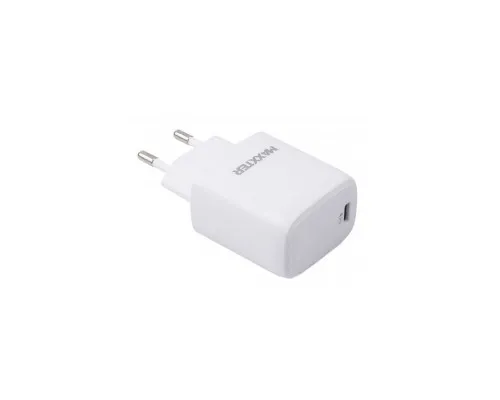 Зарядний пристрій Maxxter USB + cable USB-C to Lighting (PD 20W) (WC-PD-CtL-01)