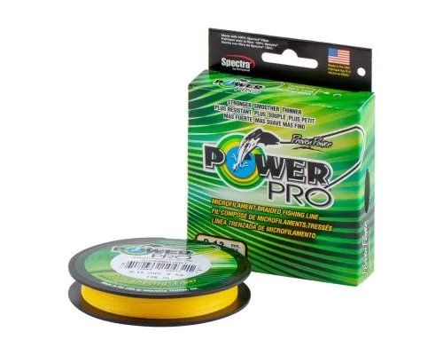 Шнур Power Pro Hi-Vis Yellow 135m 0.13mm 18lb/8.0kg (2266.78.53)
