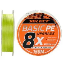 Шнур Select Basic PE 8x 150m Light Green 1.2/0.16mm 20lb/9.3kg (1870.31.40)