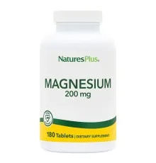 Минералы Natures Plus Магний, 200 мг, Magnesium, 180 таблеток (NAP-03360)