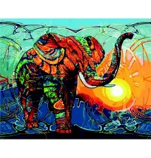 Картина по номерам ZiBi Індійський слон 40*50 см ART Line (ZB.64250)