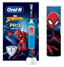 Электрическая зубная щетка Oral-B D103.413.2KX Spiderman (8006540773567)
